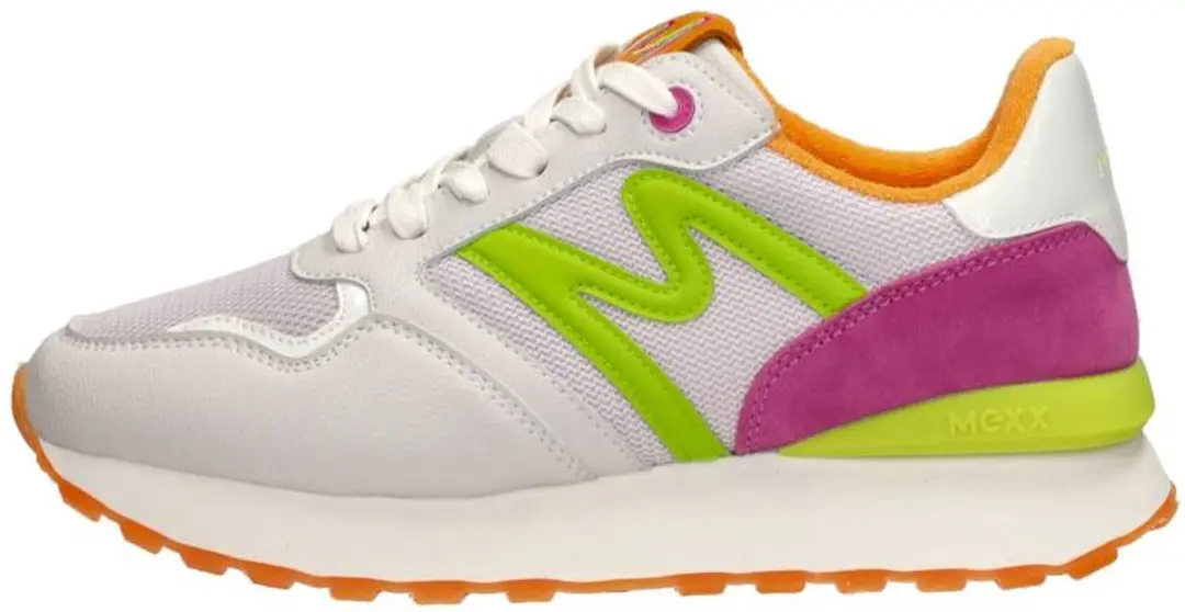 Mexx Juju Sneaker - Roze/Groen - Maat 37