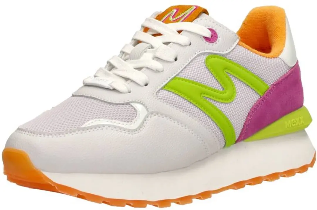 Mexx Juju Sneaker - Roze/Groen - Maat 37