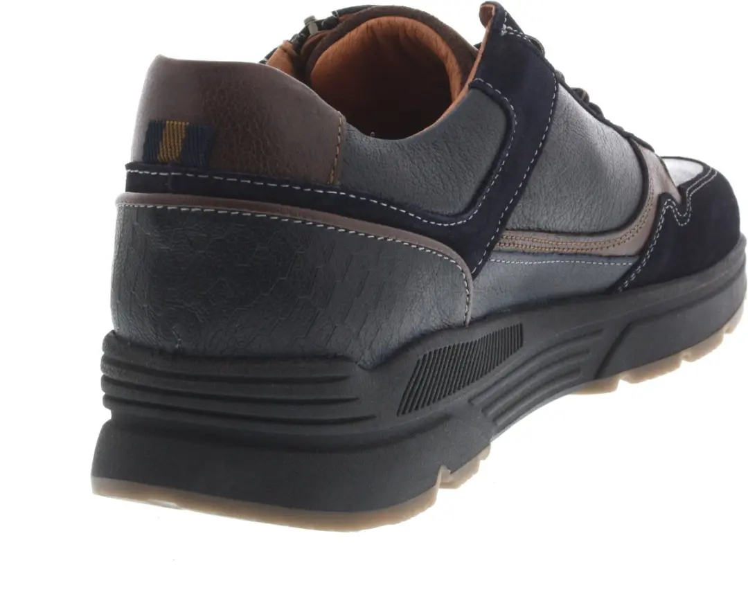 Australian Connery Width H Heren Sneakers - Donkerblauw Maat 46