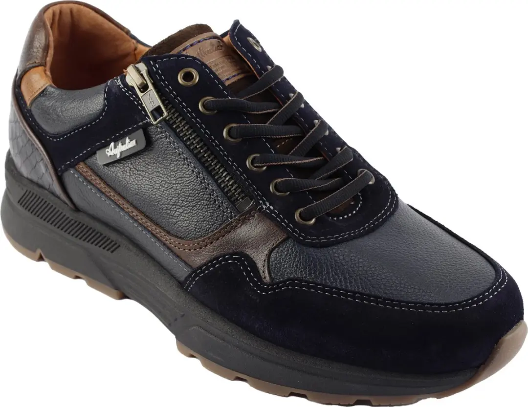Australian Connery Width H Heren Sneakers - Donkerblauw Maat 46