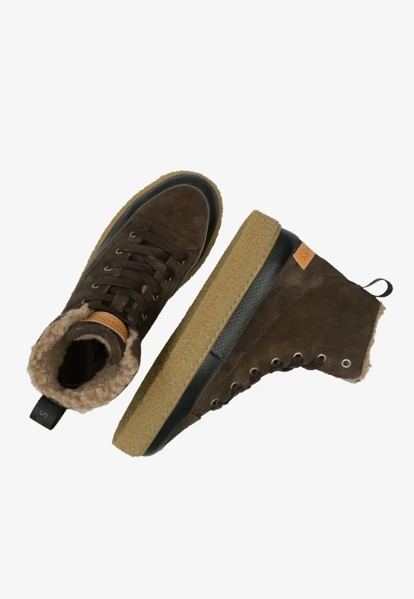 Shabbies Amsterdam Chewy Lily Ankle Boot - Bruin - Maat 39