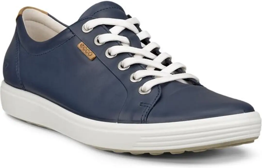 ECCO Soft 7 Dames Sneaker 430003 - Blauw