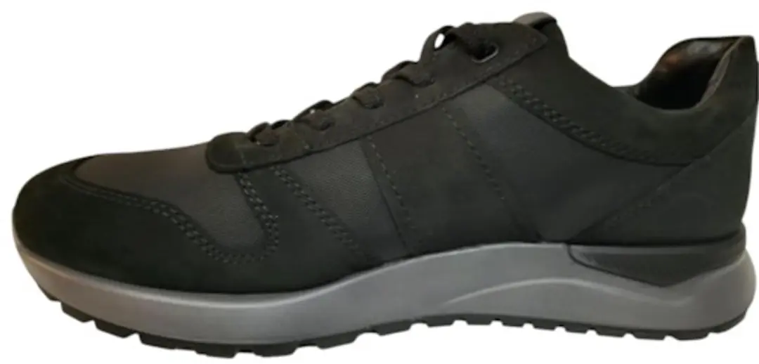 ECCO Leer Veter 6066 5 - Zwart - Maat 44