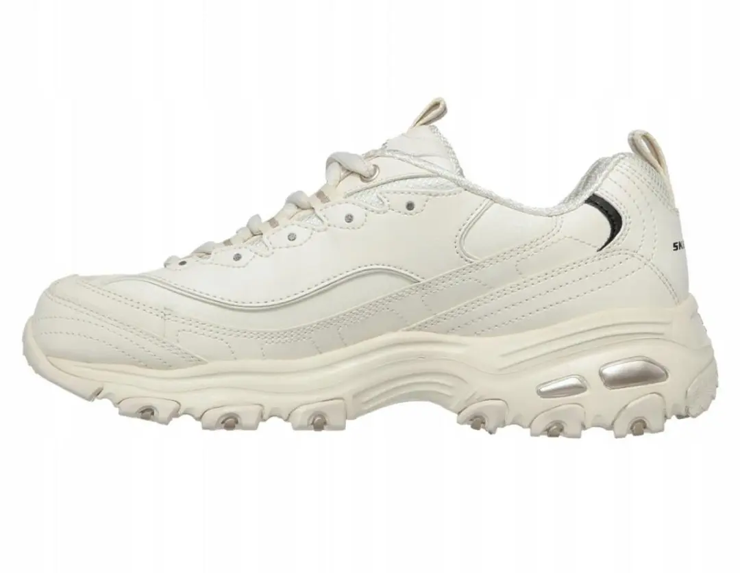 Skechers D'Lites Dames Sneakers 11931-OFWT - Maat 37 - Wit - afbeelding 4 van 4