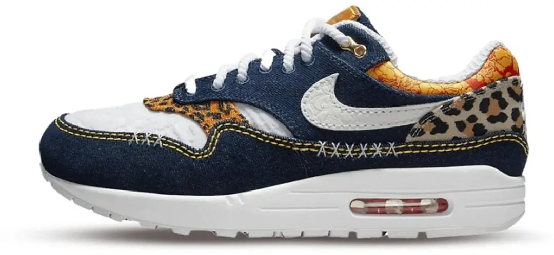 Nike Air Max 1 Premium Denim Leopard