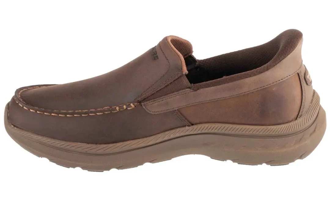 Skechers Pollard Slip-Ins Sneakers - Bruin - 42.5 - afbeelding 2 van 5