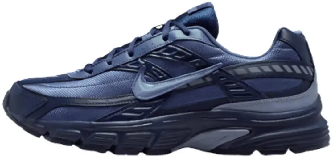 Nike initiator in de kleur blauw.