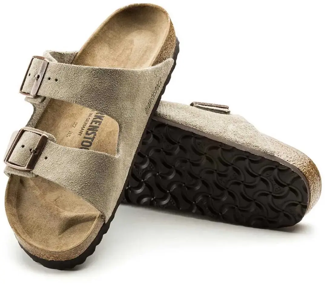 Birkenstock Arizona Slides Dames - Taupe - Maat 39