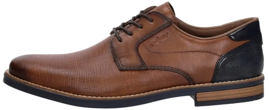 Rieker Veterschoenen Laag cognac - Maat 46
