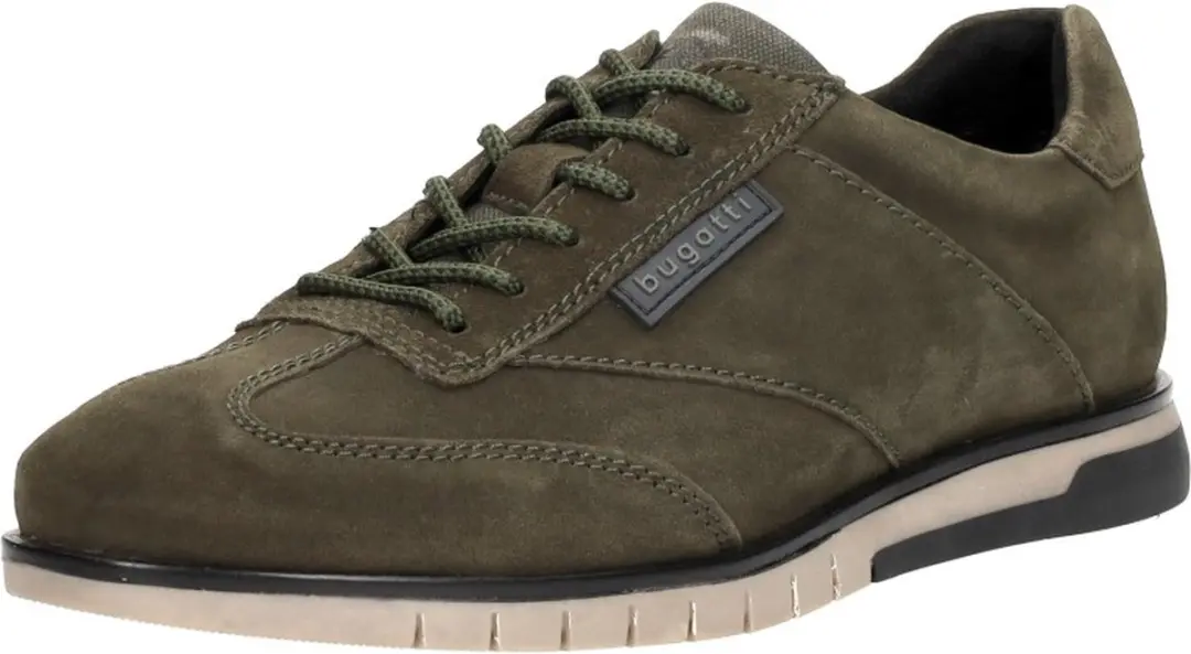 Bugatti Delron Sneakers - Groen Suede - Maat 44 - afbeelding 4 van 6