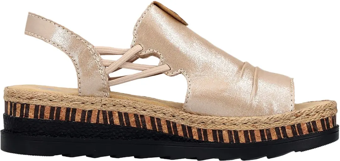 Rieker V7972-60 Sandalen - Vrouwen - Maat 40 - Beige - afbeelding 4 van 6