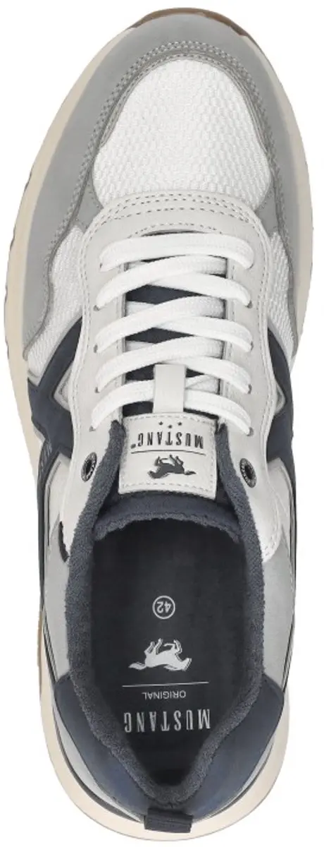 Mustang Sneakers Laag Sneakers Laag - wit - Maat 42 - afbeelding 5 van 6
