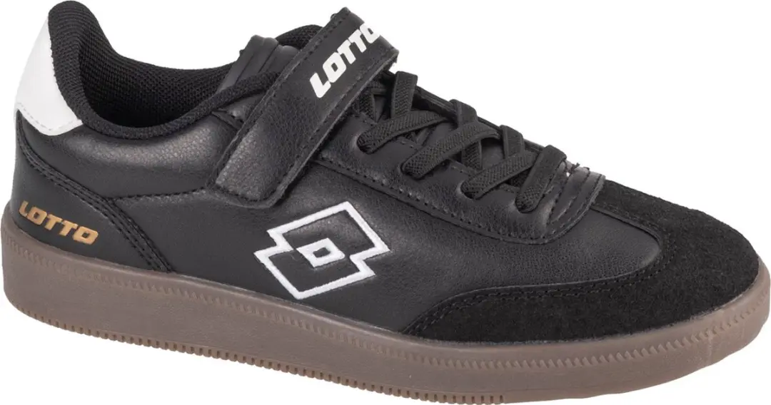 Lotto Shoes Vintal K lage kindersneaker 2600250K zwart/wit