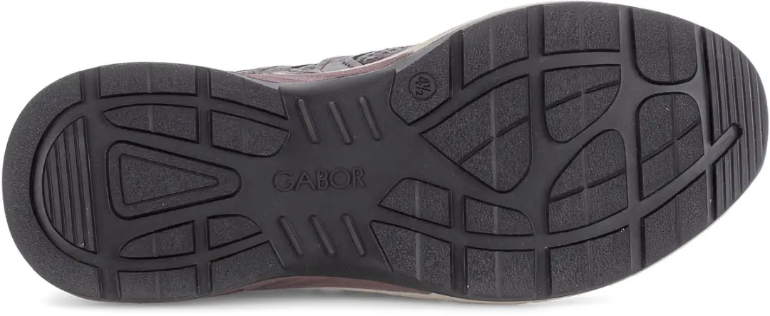 Gabor 102509 Sneaker - Grijs Suede/Mesh - Maat 38