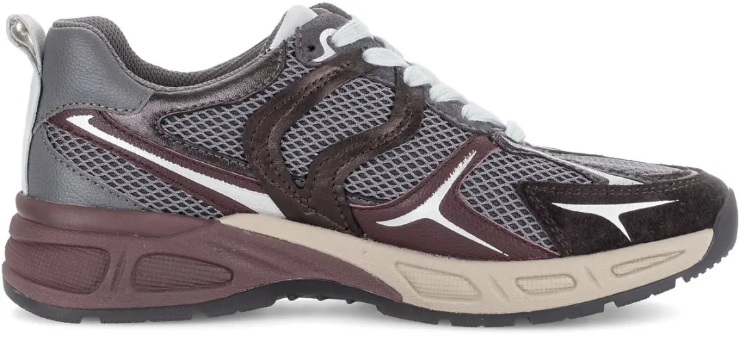 Gabor 102509 Sneaker - Grijs Suede/Mesh - Maat 38