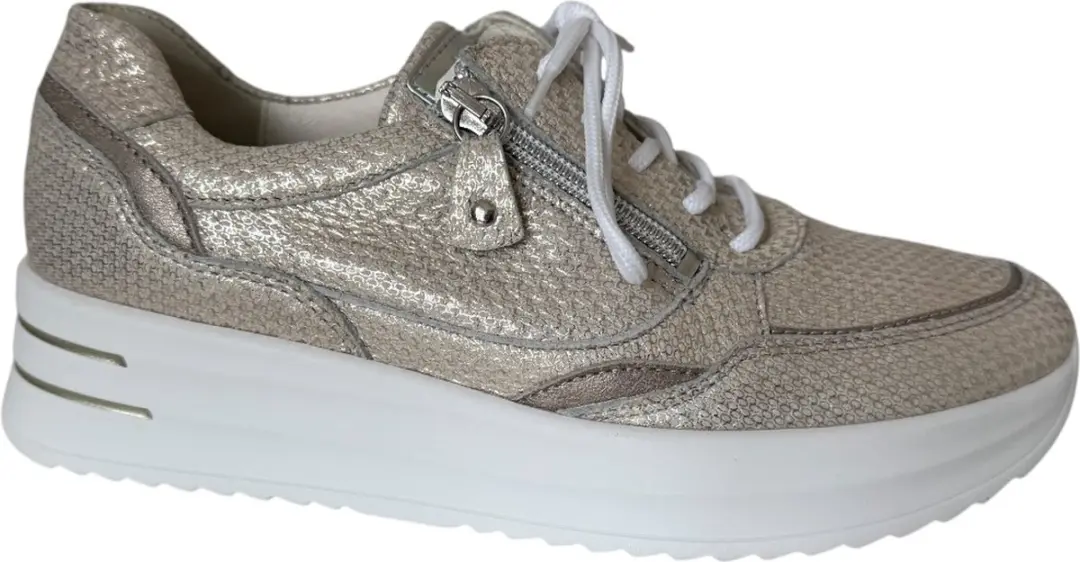 Waldläufer H-Arianna Dames Veterschoenen - Platina - afbeelding 6 van 6