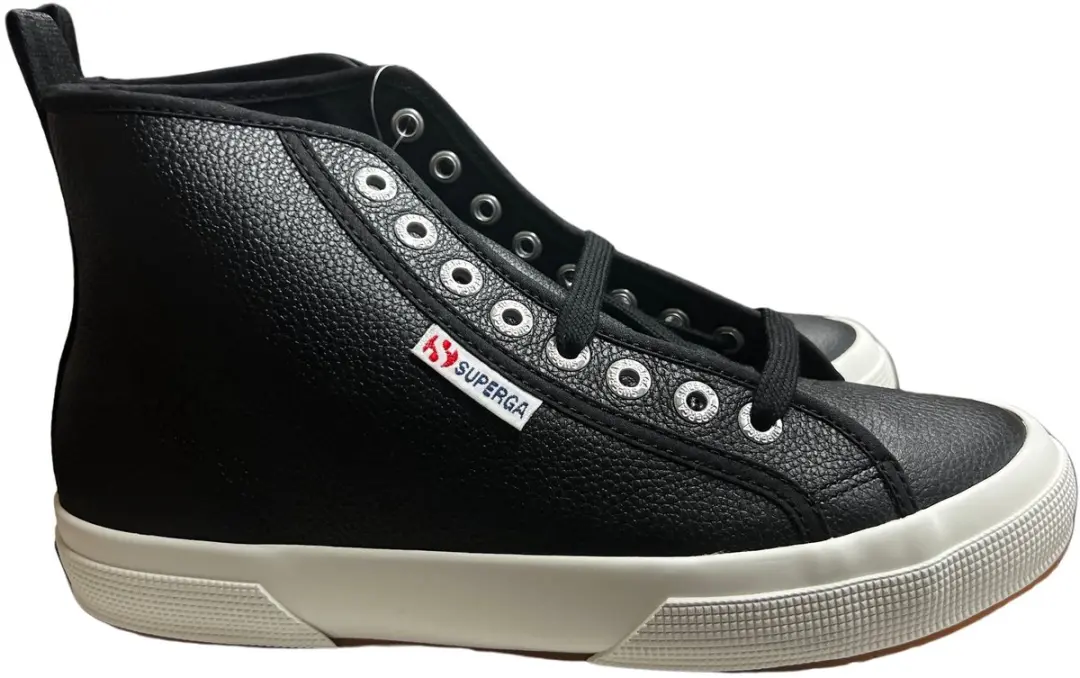Superga 2750 Mid Tumbled Leather Damestrainers S8135RW