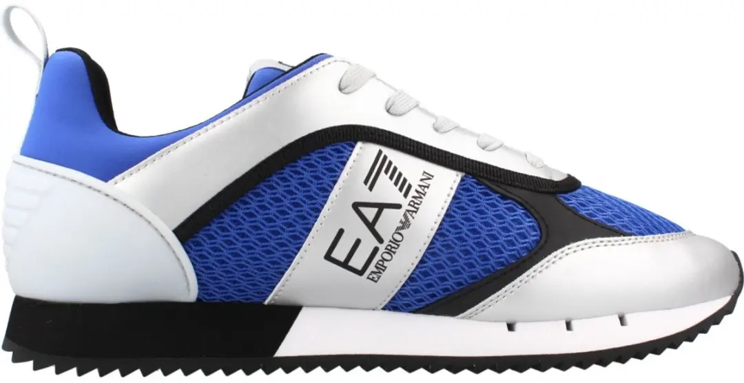 Ea7 Emporio Armani Black&white Laces Schoenen Blauw EU 45 1/3