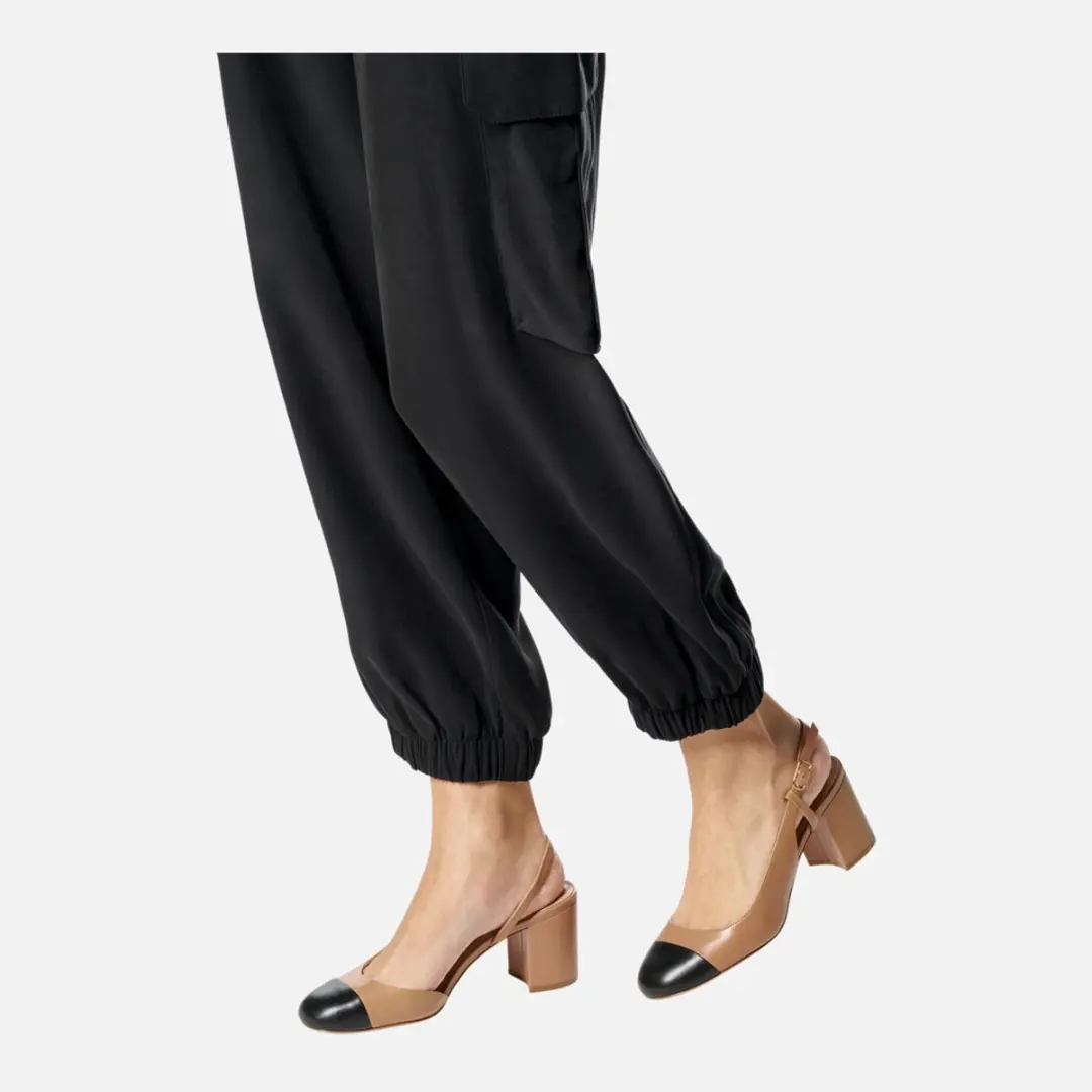 Geox Virnilisa 65 Dames Pumps - Beige/Zwart 38