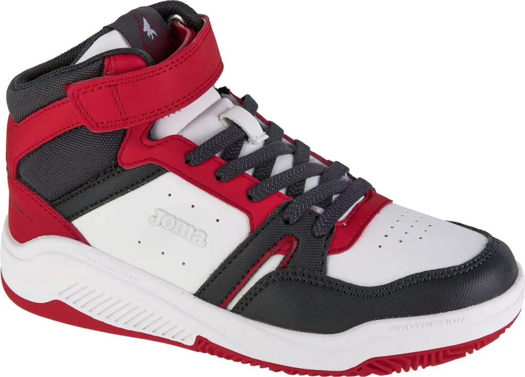 Joma Platea Mid Jr 24 JPLAMS, voor een jongen, Wit, Sneakers, maat: 31
