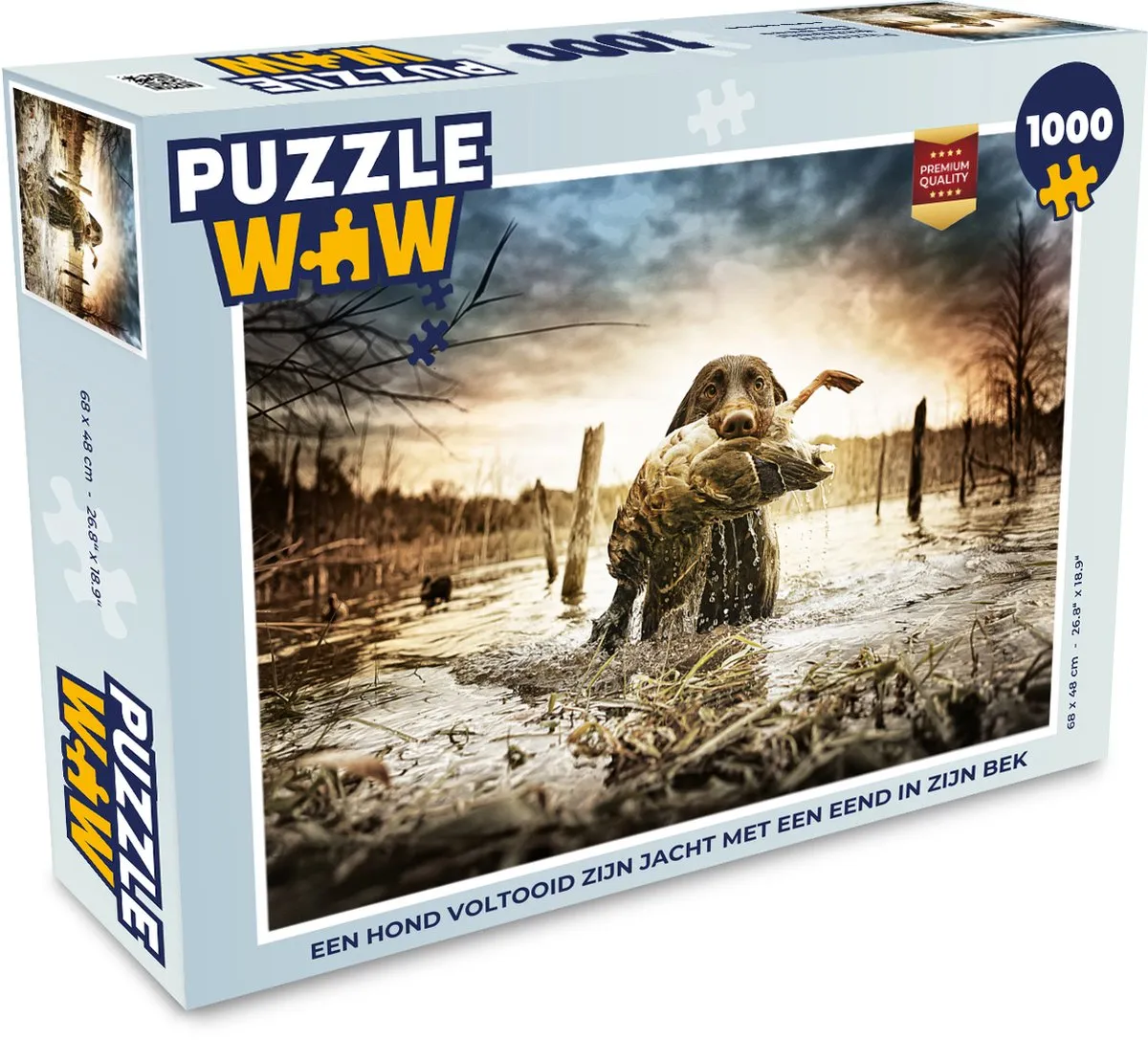 PuzzleWow Legpuzzel 1000 Stuks - Multicolor