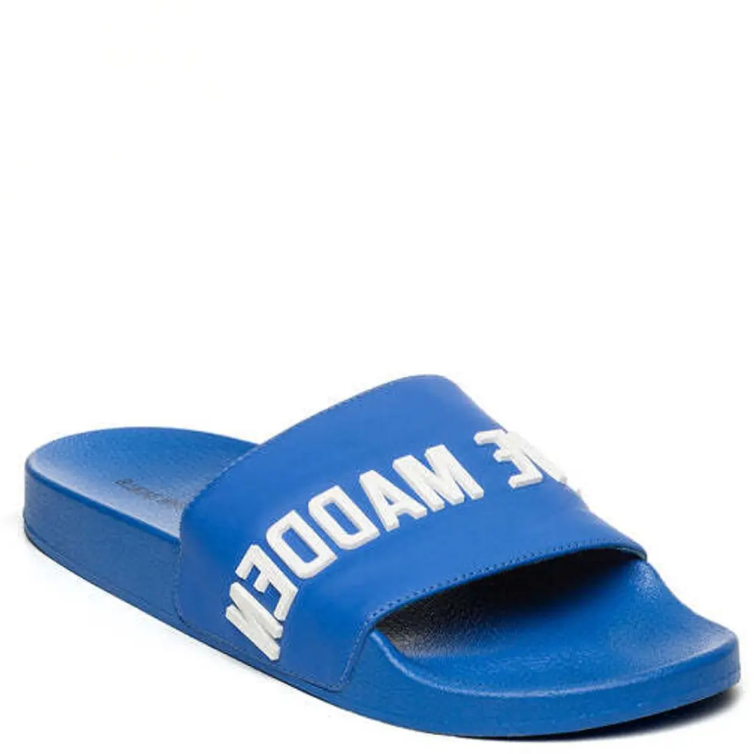 Steve Madden Jaxi Slides - Blauw - Maat 44