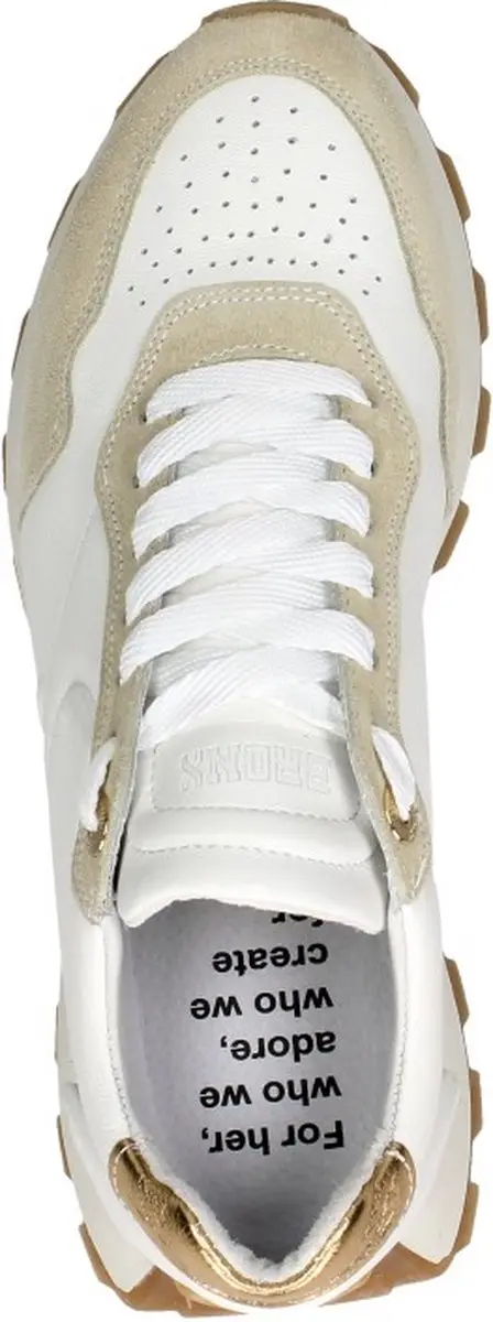 Bronx Aver-Y Sneakers - Gebroken wit - Maat 39