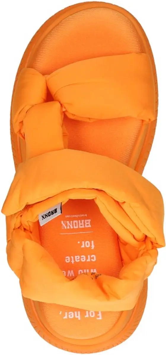 Bronx Bru-Te Sandalen Plat - oranje - Maat 39 - afbeelding 5 van 6