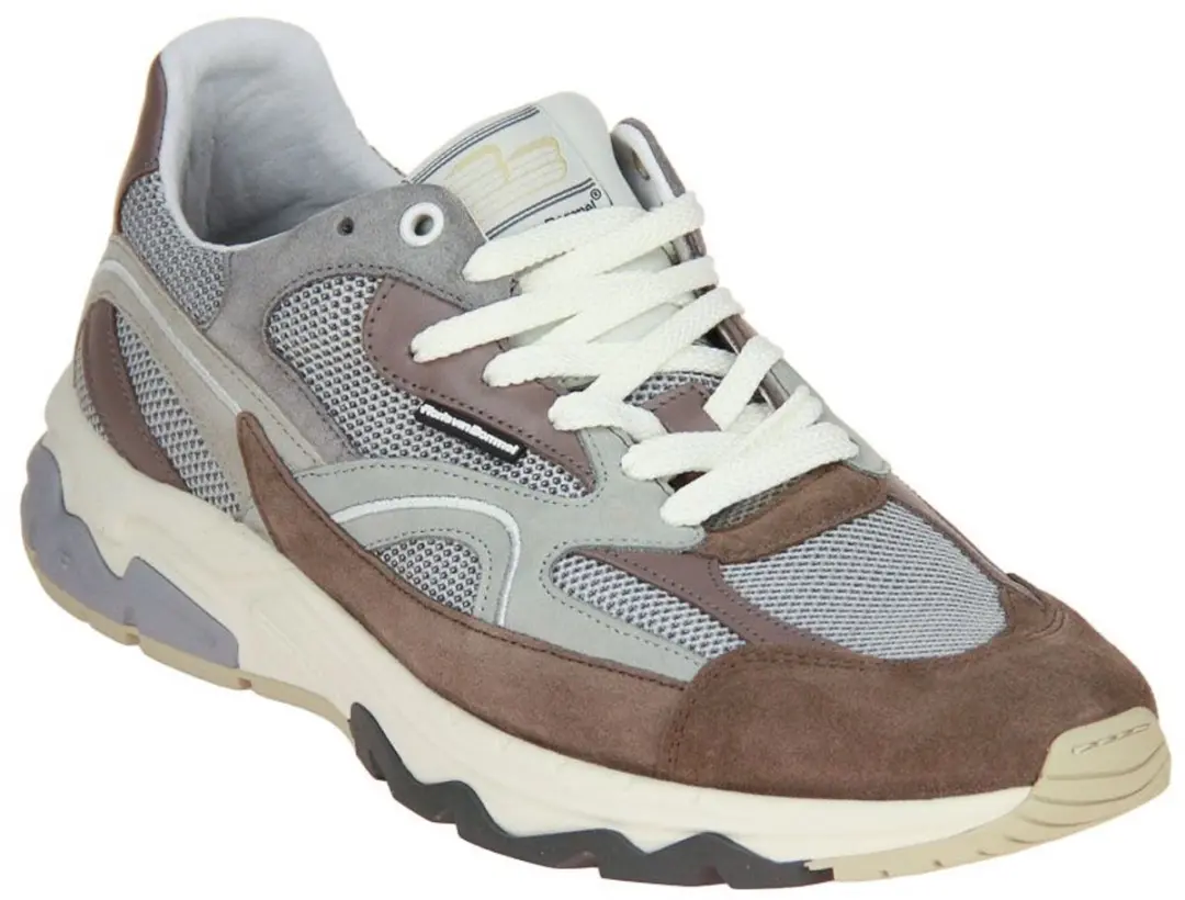 Floris van Bommel Heren Sneakers Bruin - Maat 42 - afbeelding 2 van 6