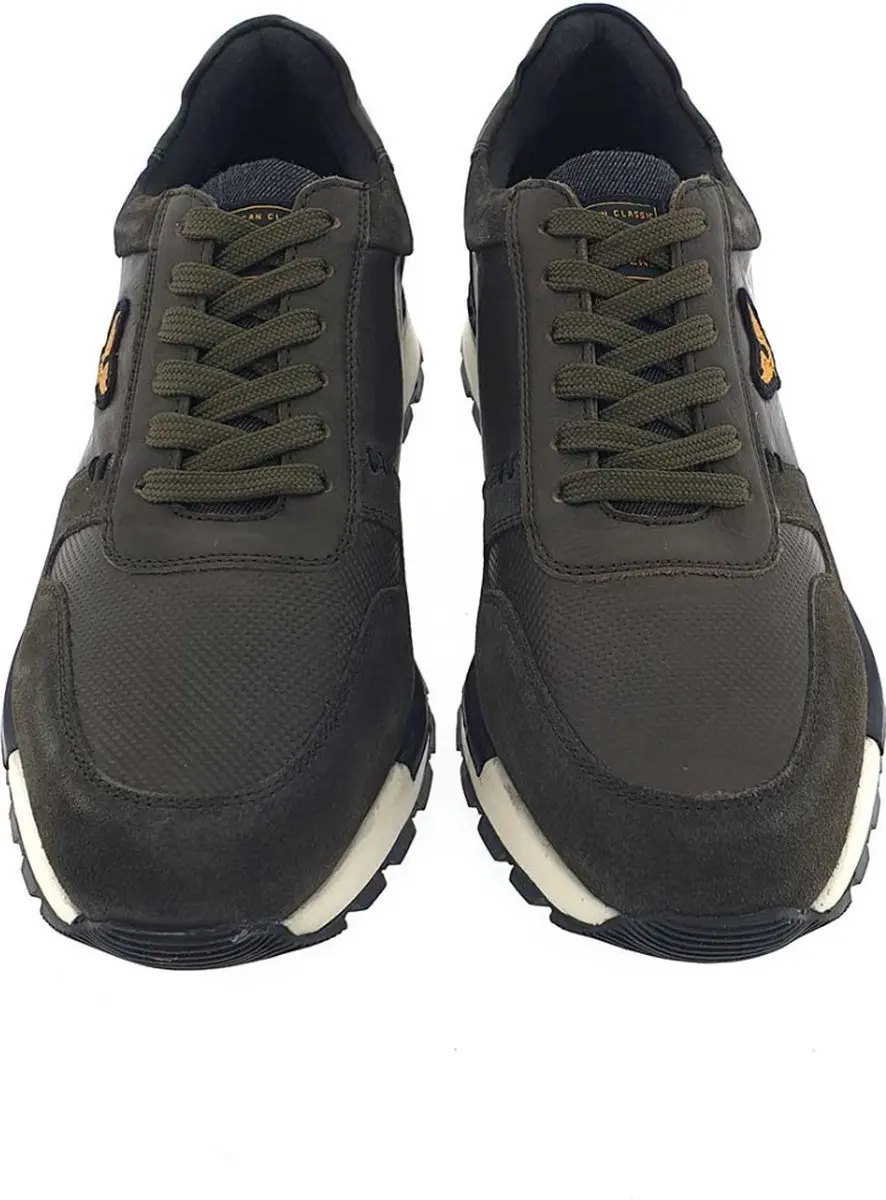 PME Legend Keyland Heren Sneakers - Maat 41 - Khaki - afbeelding 4 van 6