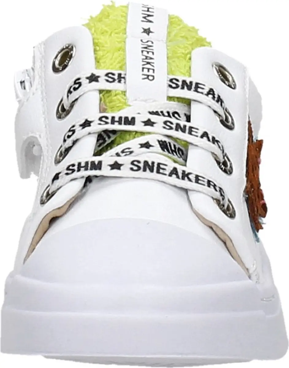 Sneakers | Meisjes | white Pink | Leer | Shoesme | Maat 22 - afbeelding 3 van 6