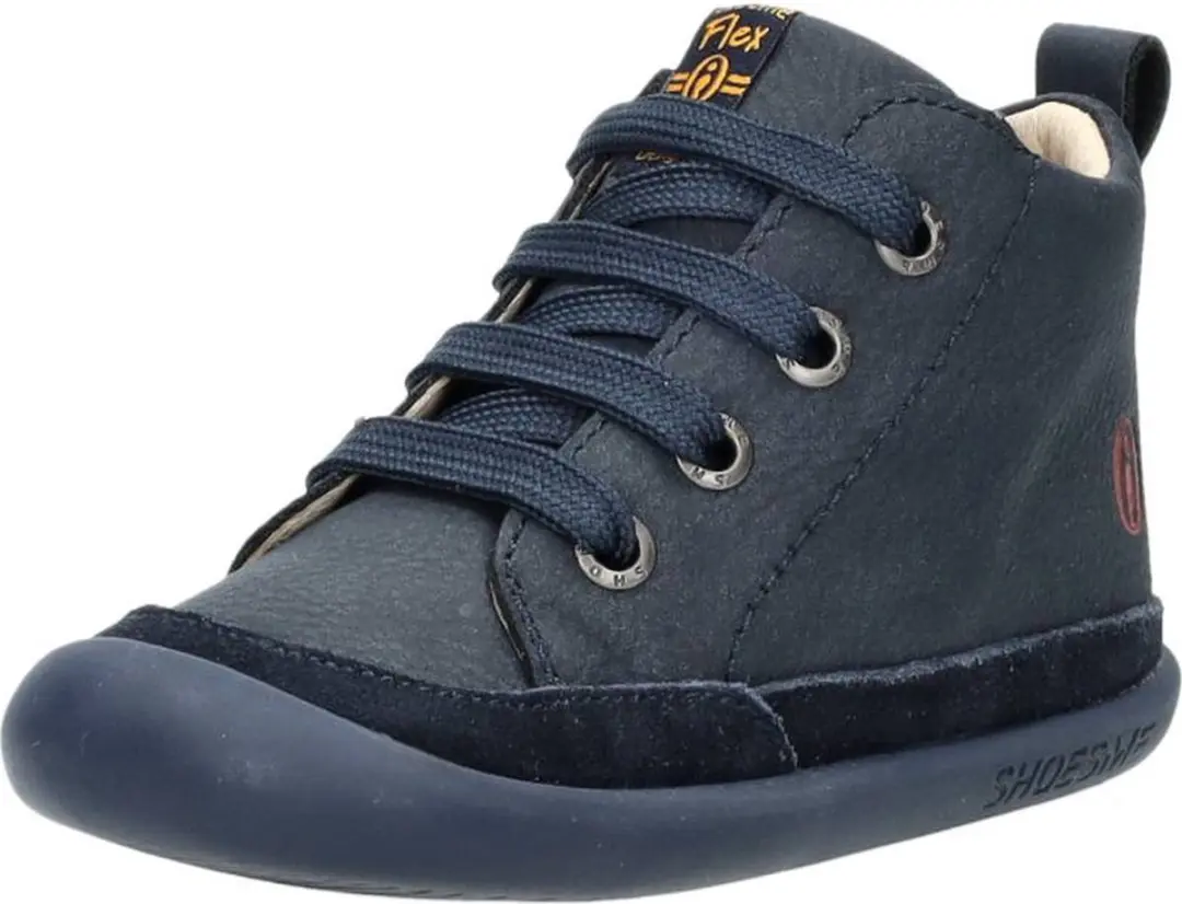 Shoesme Donkerblauwe Bootie Veterschoen - Jongens - Maat 20 - afbeelding 4 van 6