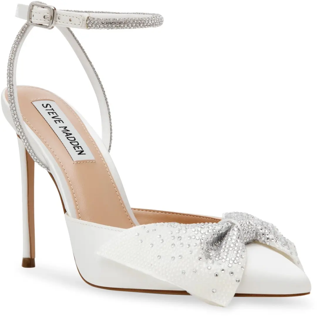 Steve Madden Vincentia Damessandaal - 41 - Ivoor satijn