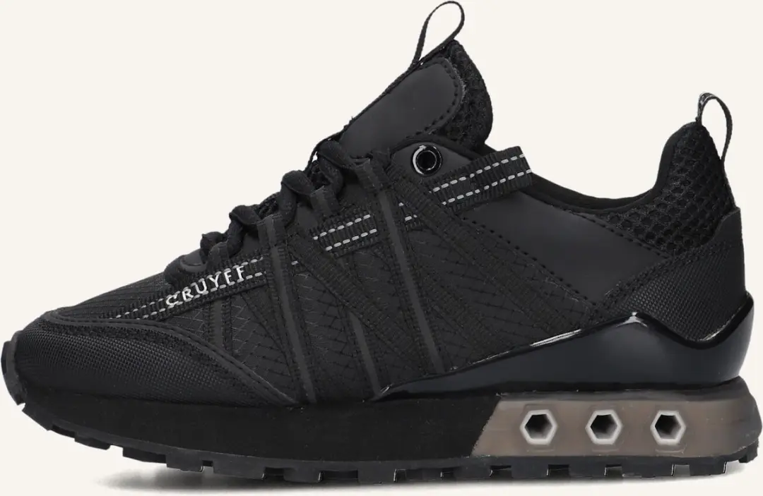 Cruyff Junior Fearia Sneakers 35 - Zwart - afbeelding 5 van 6