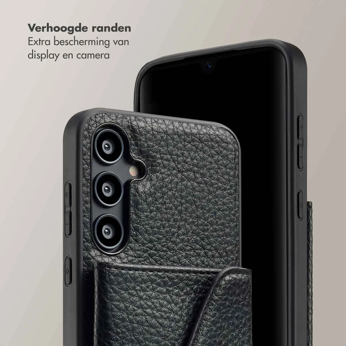 Selencia Sera Koordhoes Samsung Galaxy A55 - 2 Pasjes - Zwart