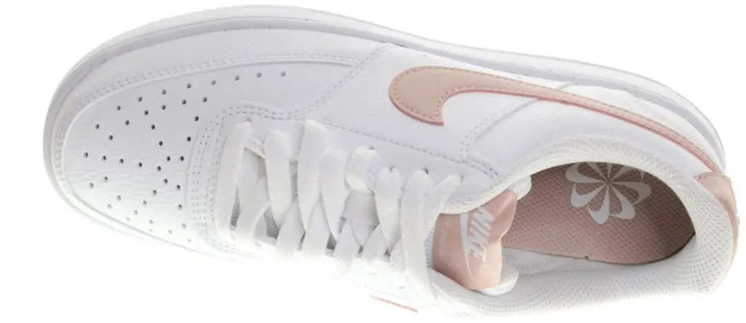 Nike Court Vision Low Sneakers - Wit/Rozig - Maat 42