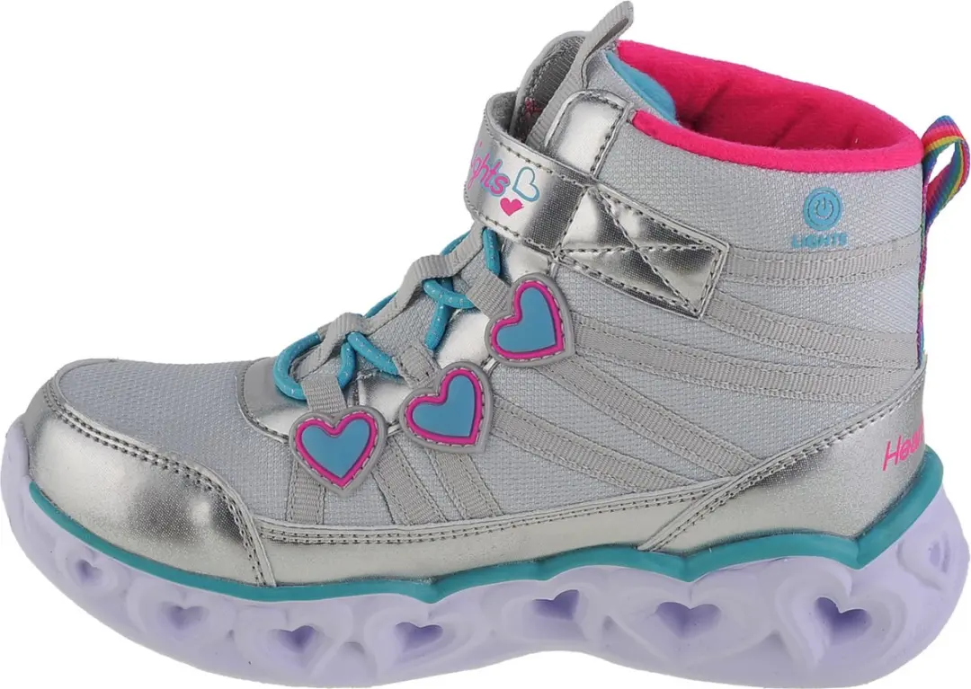 Skechers Sweetheart Lights Laarzen 34 - Zilver - afbeelding 3 van 6