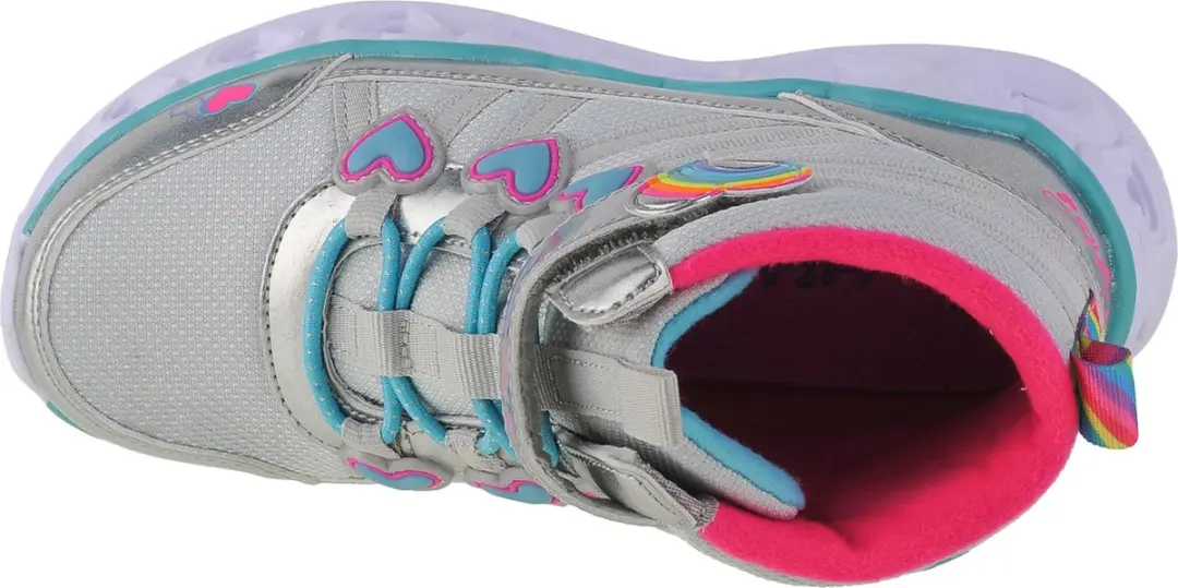 Skechers Sweetheart Lights Laarzen 34 - Zilver - afbeelding 4 van 6