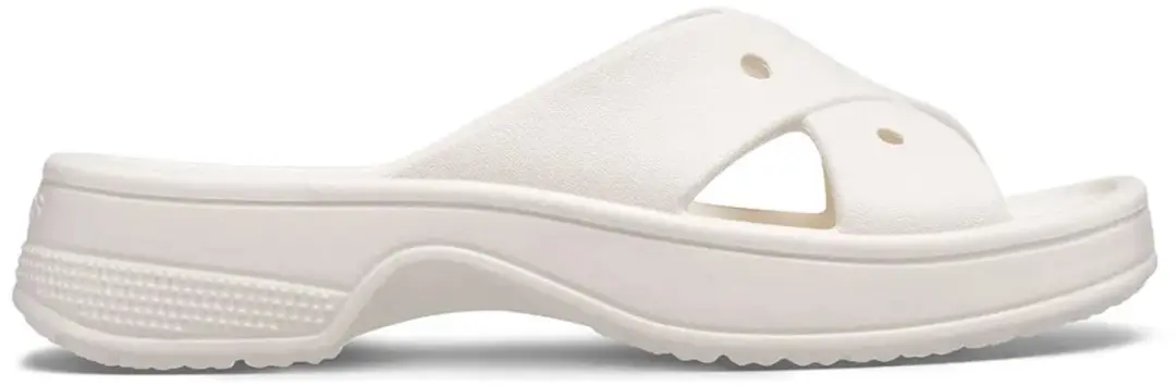 Crocs Dames Cross Strap Sandalen 210840 - Chalk - afbeelding 3 van 6