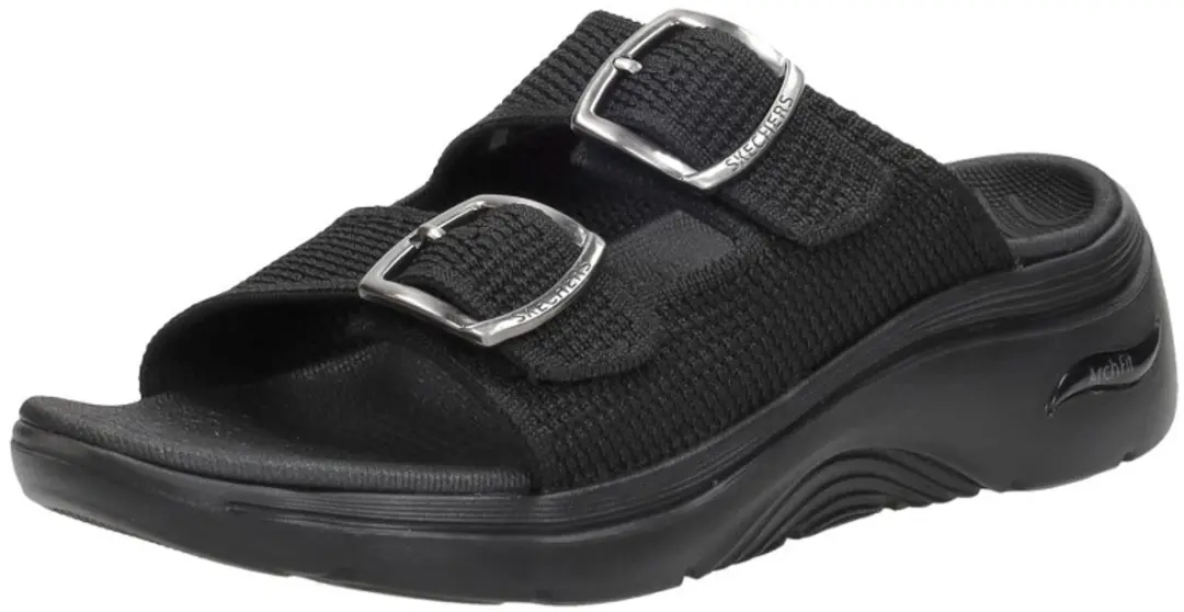 Skechers GO WALK ARCH FIT 2.0 Sandalen - Dames - Zwart - afbeelding 4 van 6