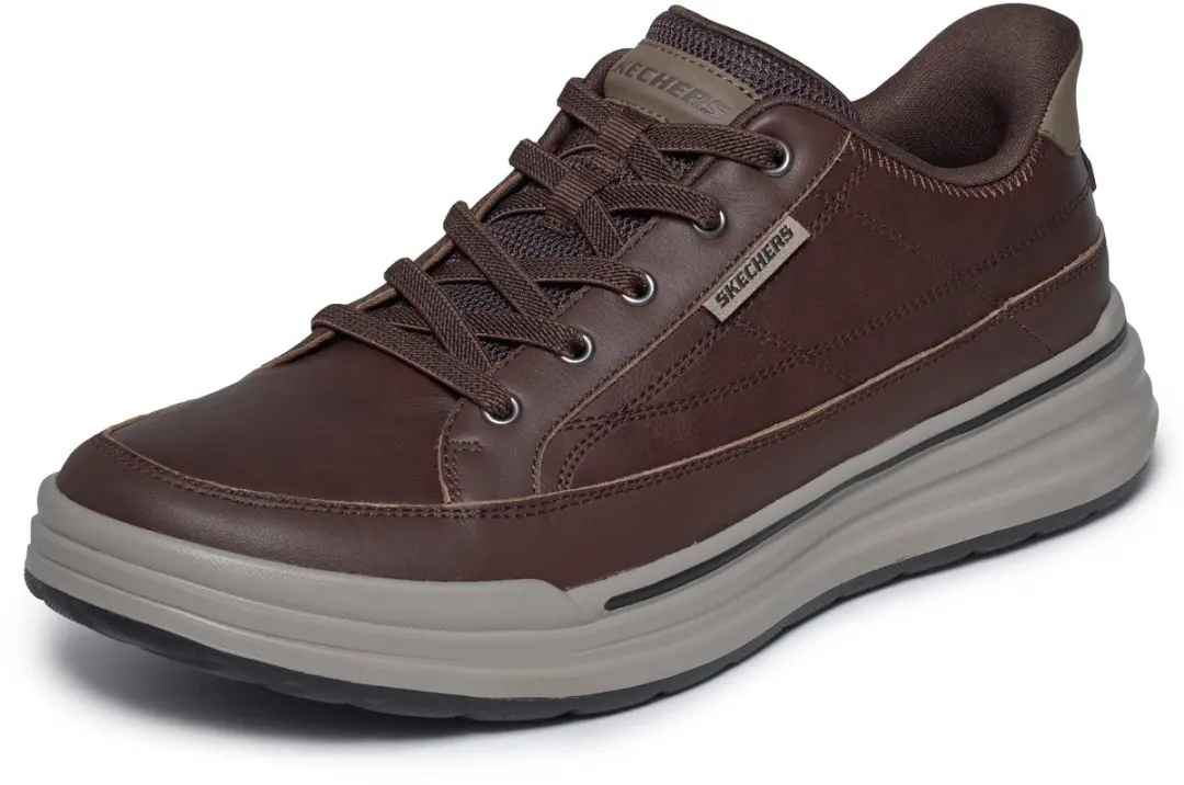 Skechers Slip-ins Sterling Hansel Sneakers - Bruin - Maat 47.5