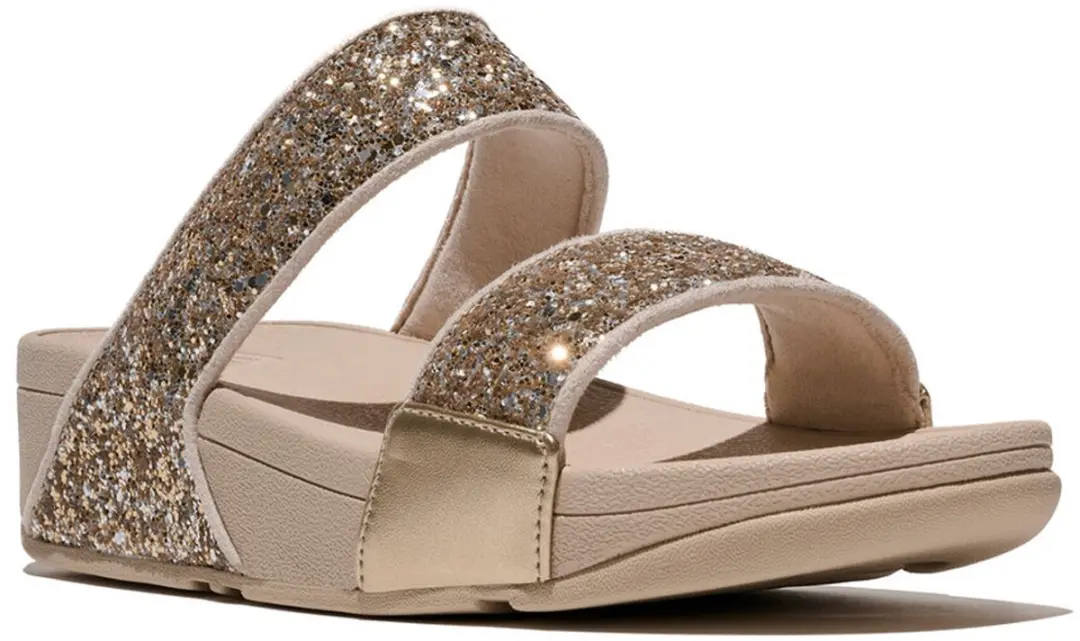 FitFlop Lulu Multi-Tonal Glitter Slides Dames Slippers