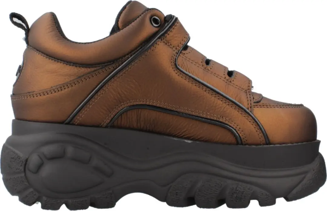 BUFFALO CALF LEATHER Brons metaal 38 EU