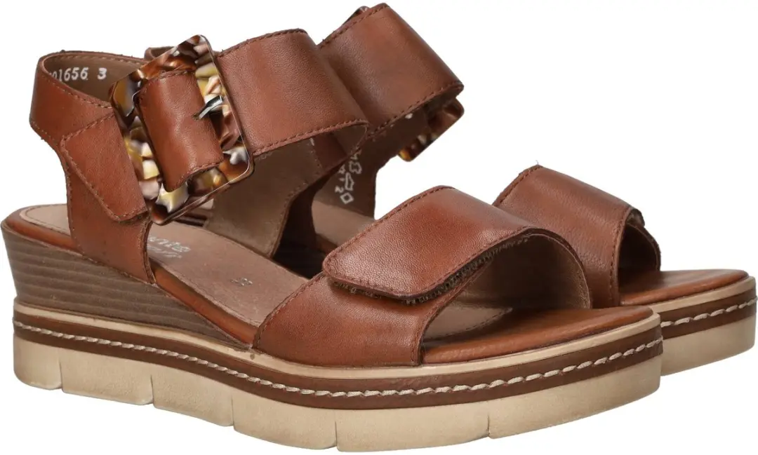 Remonte D2L53 Dames Sandalen - Maat 42 - Bruin - afbeelding 6 van 6