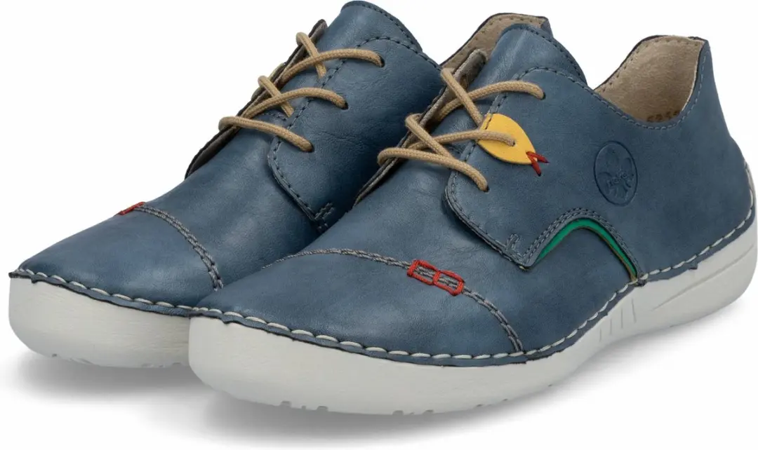 Rieker dames veterschoenen lage schoenen zakelijke schoenen leren schoenen 52528