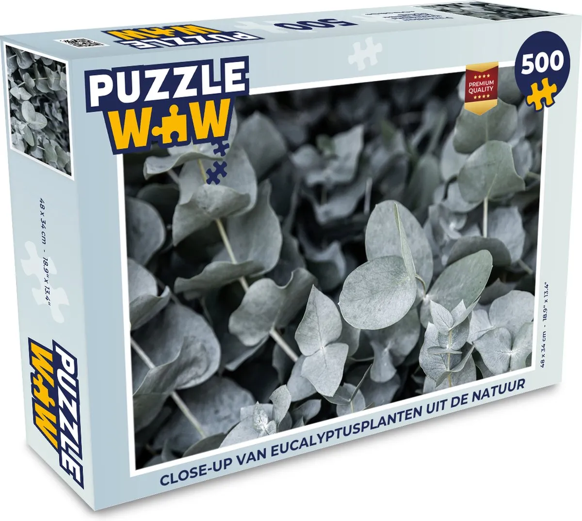 PuzzleWow Natuur Planten Eucalyptus Legpuzzel 500 Stuks - Multicolor