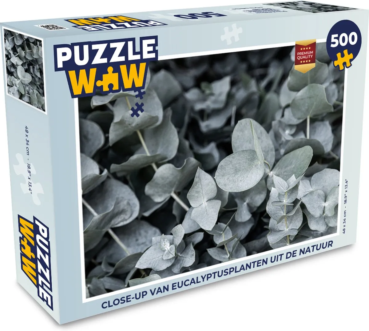 PuzzleWow Natuur Planten Eucalyptus Legpuzzel 500 Stuks - Multicolor