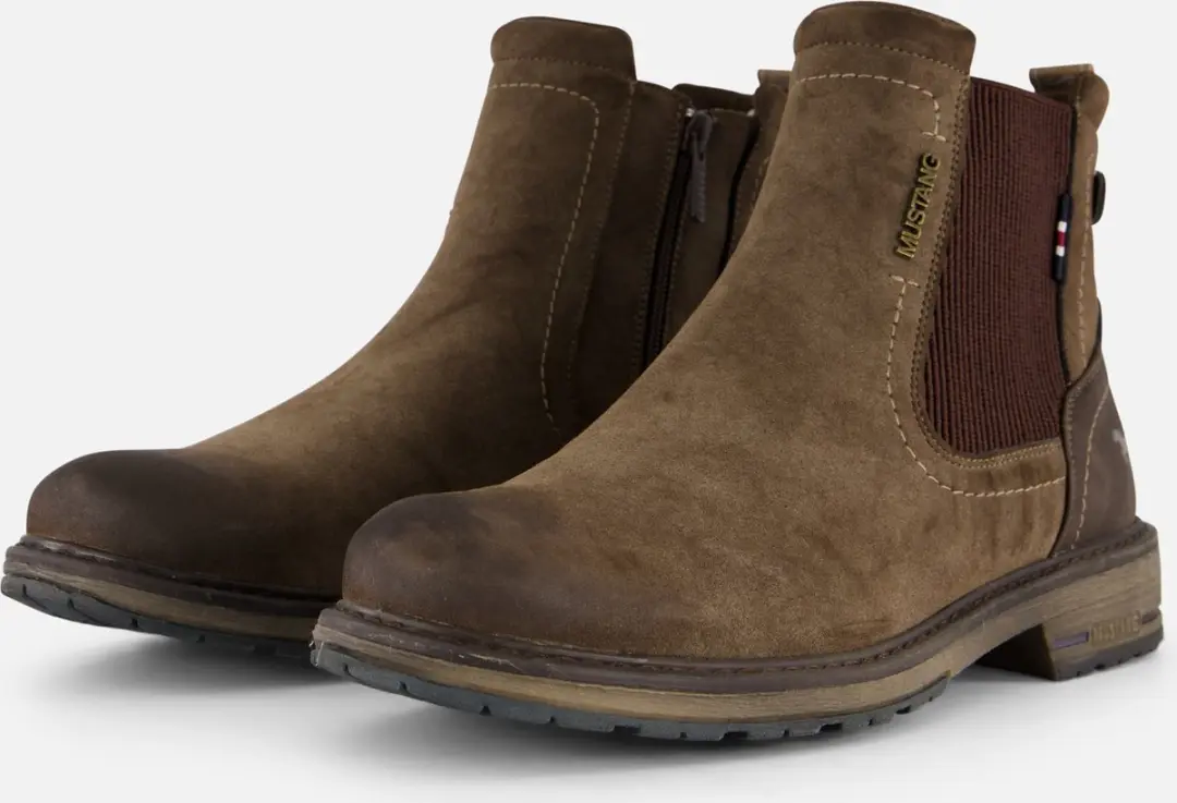 Mustang Chelsea boots bruin Synthetisch