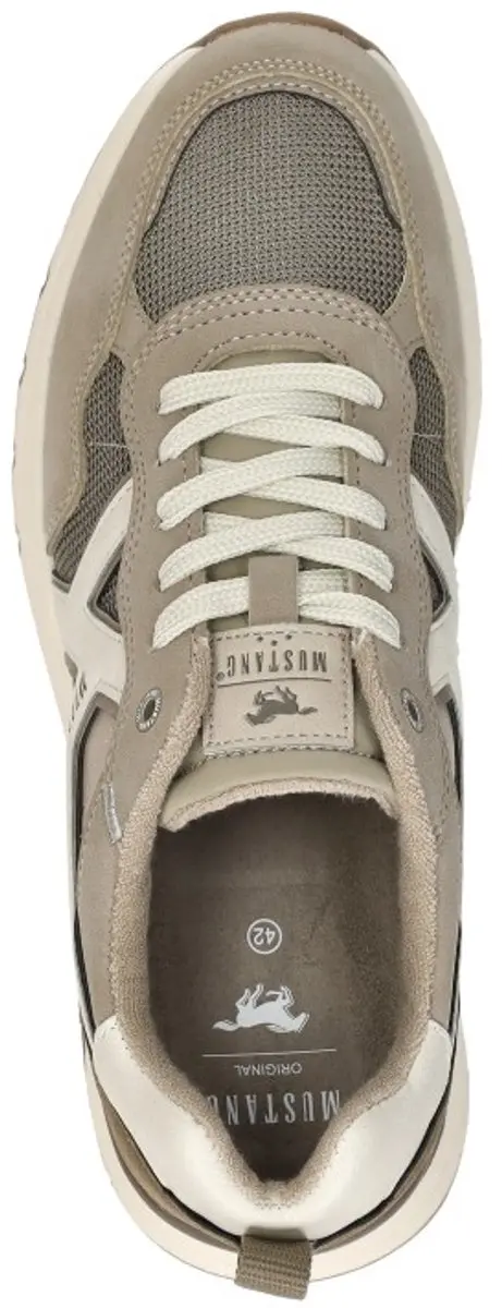 Mustang Sneakers Laag - Beige - Maat 45 - afbeelding 5 van 6