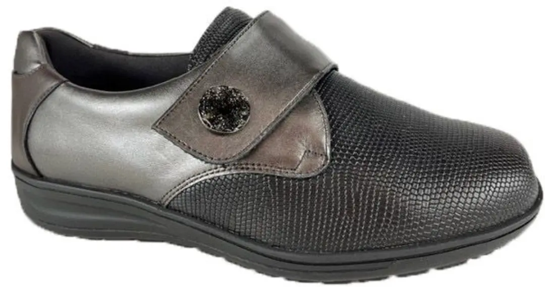 Solidus Orthopedische Comfort Stretch Schoen - Maat 38 - Donkerbruin